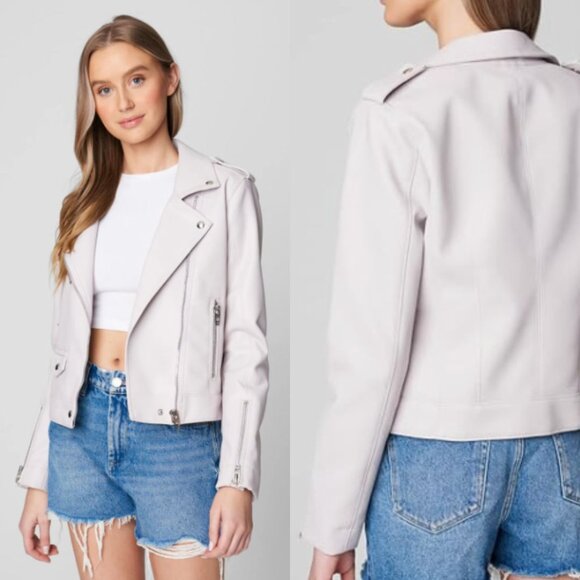 ❤️ LAST CHANCE Blank NYC Faux Leather Moto Jacket in Flashback Friday - Picture 1 of 16
